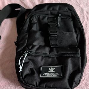adidas Black Belt Bag with Front Buckle